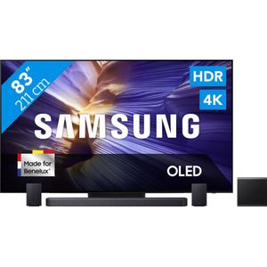 Samsung 83" OLED S90F (2025) + Samsung HW-Q930F Zwart