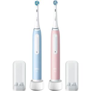 Oral-B - iO 3N - Duo Pack - Tandenborstels - Blauw en Roze