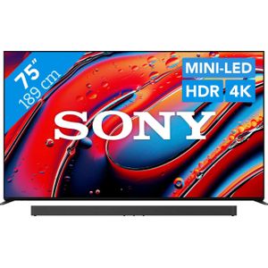 Sony 75" Bravia 9 4K QLED XR Mini-led (2024) + Sony Bravia Theatre Bar 9