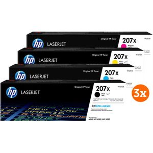 HP 207X Toner Combo Pack (3 stuks)