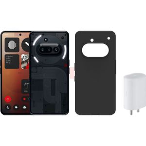 Nothing Phone (3a) 256GB Zwart 5G + Accessoirepakket
