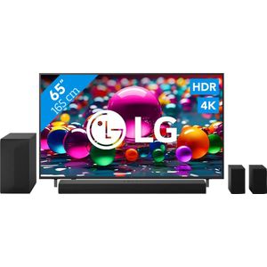 LG 65" 4K Smart UA75 + LG DS60TR