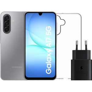 Samsung Galaxy A17 128GB Grijs 5G + Accessoirepakket