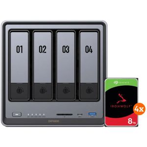 UGREEN NASync DXP4800 + Seagate Ironwolf 8TB 4-Pack