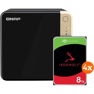 QNAP TS-464-8G + Seagate Ironwolf 32TB (4x8TB)