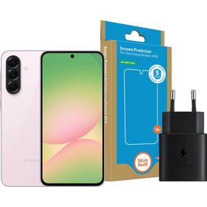 Samsung Galaxy A56 256GB Roze 5G + Basis Accessoirepakket