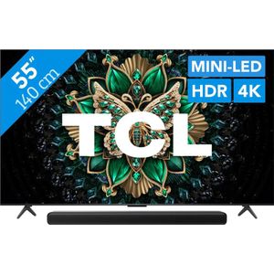 TCL 55" QD Mini-led C61K 4K (2025) + TCL S45H 2.0 Soundbar