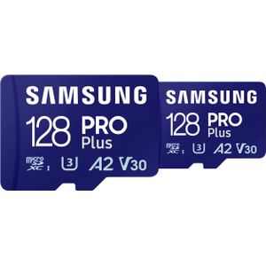 Samsung MicroSDXC PRO Plus 128 GB 130MB/s Duo Pack