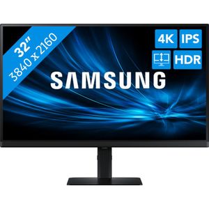 Samsung ViewFinity LS32D800UAUXEN - 4K - VA paneel - USB-C Monitor - 90w - RJ45 - 60 Hz - in hoogte verstelbaar - 32 inch