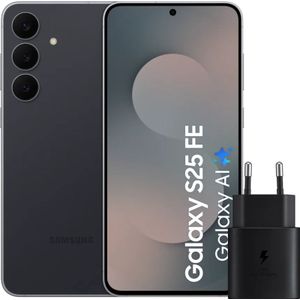 Samsung - Galaxy S25 FE - Smartphone - Zwart - 128GB - 5G