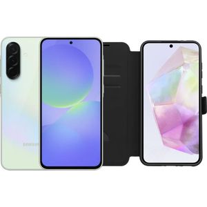 Samsung Galaxy A36 256GB Groen 5G + BlueBuilt Book Case Zwart