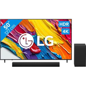 LG 50" QNED82 4K (2025) + LG DS40T