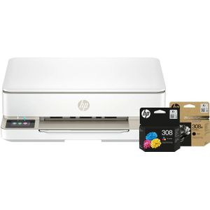 HP ENVY 6120e + 1 extra zwarte XL + 1 kleuren cartridge