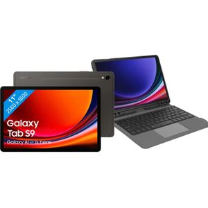 Samsung Galaxy Tab S9 11 inch 128 GB Wifi Zwart + BlueBuilt Toetsenbord Hoes QWERTY
