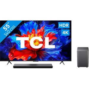 TCL 55" QLED P81K 4K (2025) + TCL S45H 2.0 Soundbar