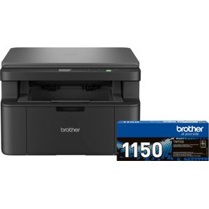 Brother DCP-1640W - All-in-One Inkjetprinter - Zwart - Inclusief 1 Extra Toner