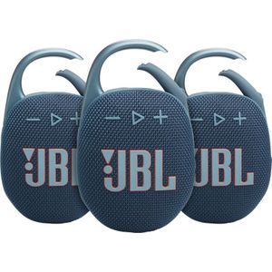 JBL Clip 5 Blauw 3-pack