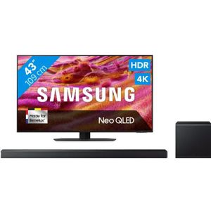 Samsung 43" Neo QLED QN90F 4K (2025) + Samsung HW-QS700F (2025)