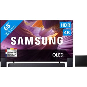 Samsung 65" OLED 4K S85F (2025) + Samsung HW-Q930F Zwart
