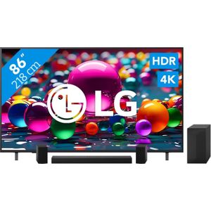 LG 86" Smart UA75 4K (2025) + LG DS60TR