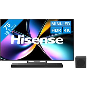 Hisense 75" ULED Mini-led U79Q PRO (2025) + Hisense AX3120Q