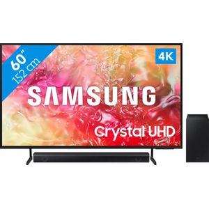 Samsung Crystal UHD 60DU7100 (2024) + Samsung HW-B530 (2022)