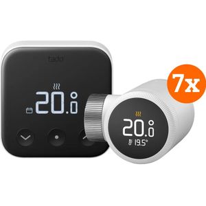 Tado Slimme Thermostaat X Startpakket Draadloos + 7 Radiatorknoppen