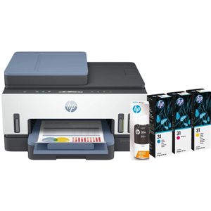 HP Smart Tank 7605 + 1 set extra inkt