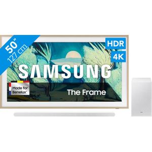 Samsung 50" The Frame LS03FA (2025) + Samsung HW-S701D Wit (2024)