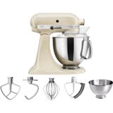 Kitchenaid Artisan 5KSM175PSEAC - Keukenrobot 4,8 L - Amandelwit