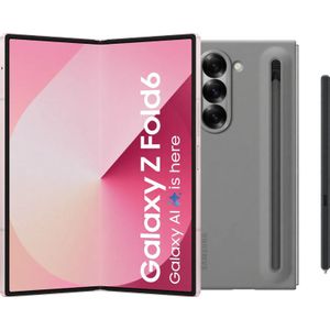 Samsung Galaxy Z Fold 6 256GB Roze 5G + Samsung Back Cover met S Pen Grijs