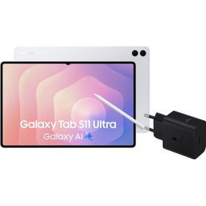 Samsung Galaxy Tab S11 Ultra 14,6 inch 256GB Wifi Zilver + Oplaadpakket