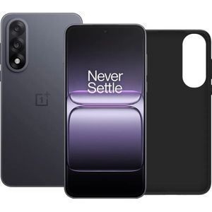 OnePlus Nord 5 256GB Zwart 5G + BlueBuilt Back Cover Zwart