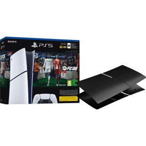 PlayStation 5 Slim Digital Edition + FC 26 + Covers Zwart