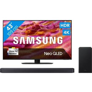 Samsung 43" Neo QLED QN90F 4K (2025) + Samsung HW-B750F (2025)