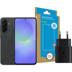 Samsung Galaxy A36 128GB Zwart 5G + Basis Accessoirepakket