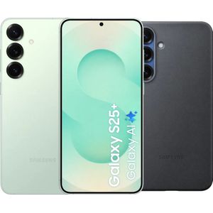 Samsung Galaxy S25 Plus 512GB Mint 5G + Samsung Kindsuit Back Cover Zwart