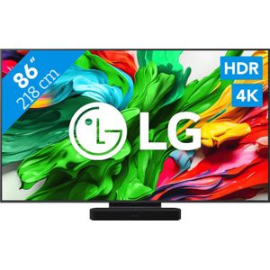 LG 86" QNED86 EVO 4K (2025) + Sonos Beam Gen2 Zwart