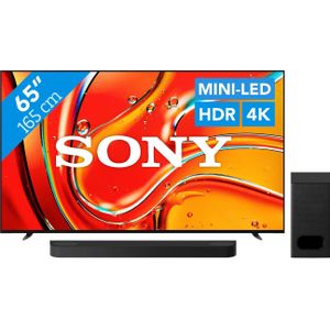 Sony 65" Bravia 7 4K QLED XR Mini-led (2024) + Sony Bravia Theatre Bar 6 Zwart
