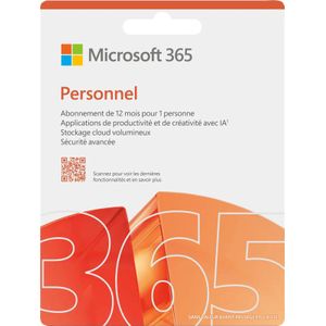Microsoft 365 Personal FR Abonnement 1 jaar
