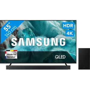 Samsung 55" QLED 4K Q7F4 (2025) + Samsung HW-B750F Zwart