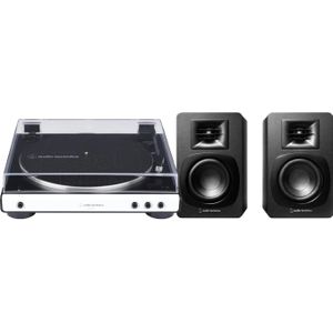 Audio Technica AT-LP60XBT + Audio-Technica ATH-SP3X Zwart