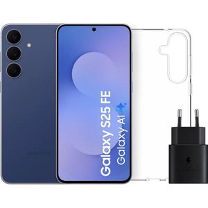 Samsung Galaxy S25 FE - Smartphone - Donkerblauw - 256GB - 5G