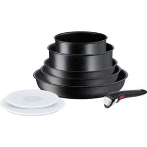 Tefal Ingenio Black Stone Pannenset 8-delig