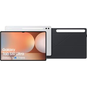 Samsung Galaxy Tab S10 Ultra 14,6 inch 256GB Wifi Zilver + Samsung Book Case Zwart