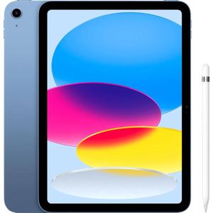 Apple iPad (2022) 10.9 inch 64GB Wifi Blauw + Apple Pencil 1 (2022)