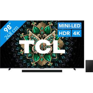 TCL 98" QD Mini-led C61K 4K (2025) + TCL Q75H