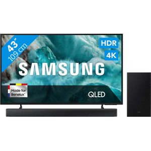 Samsung 43" QLED 4K Q7F4 (2025) + Samsung HW-B66CF Zwart