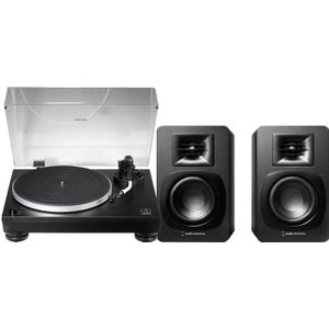 Audio Technica AT-LP5X + Audio-Technica ATH-SP3X Zwart