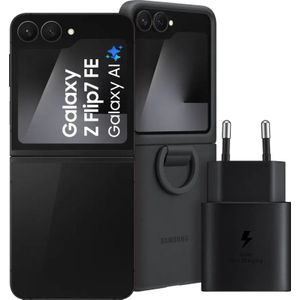 Samsung Galaxy Z Flip 7 FE 256GB Zwart 5G + Accessoirepakket